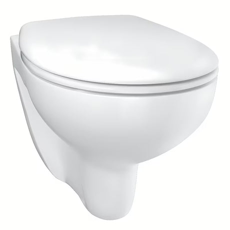 Pakabinamas KLOZETAS Grohe Bau Ceramic, spalva Alpine White, su rimless konstrukcija ir sėdyne softclose