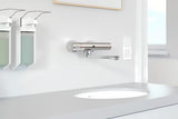 Įleidžiamas praustuvas Grohe Bau Ceramic 55 560 × 420 mm, alpine white apdailos, su persipylimu