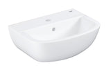 Pakabinami mažas praustuvas Grohe Bau Ceramic 45 453 × 354 mm, alpine white spalvos, su persipylimu