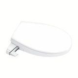 Rankinis bidė dangtis Grohe Bau Ceramic iš duroplasto su softclose funkcija, spalva – alpine-white.