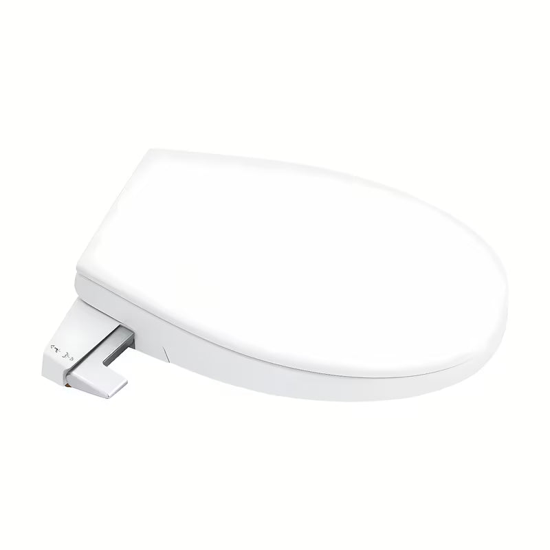 Rankinis bidė dangtis Grohe Bau Ceramic iš duroplasto su softclose funkcija, spalva – alpine-white.