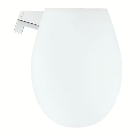 Rankinis bidė dangtis Grohe Bau Ceramic iš duroplasto su softclose funkcija, spalva – alpine-white.