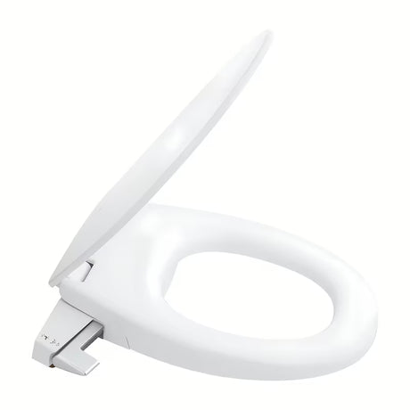 Rankinis bidė dangtis Grohe Bau Ceramic iš duroplasto su softclose funkcija, spalva – alpine-white.