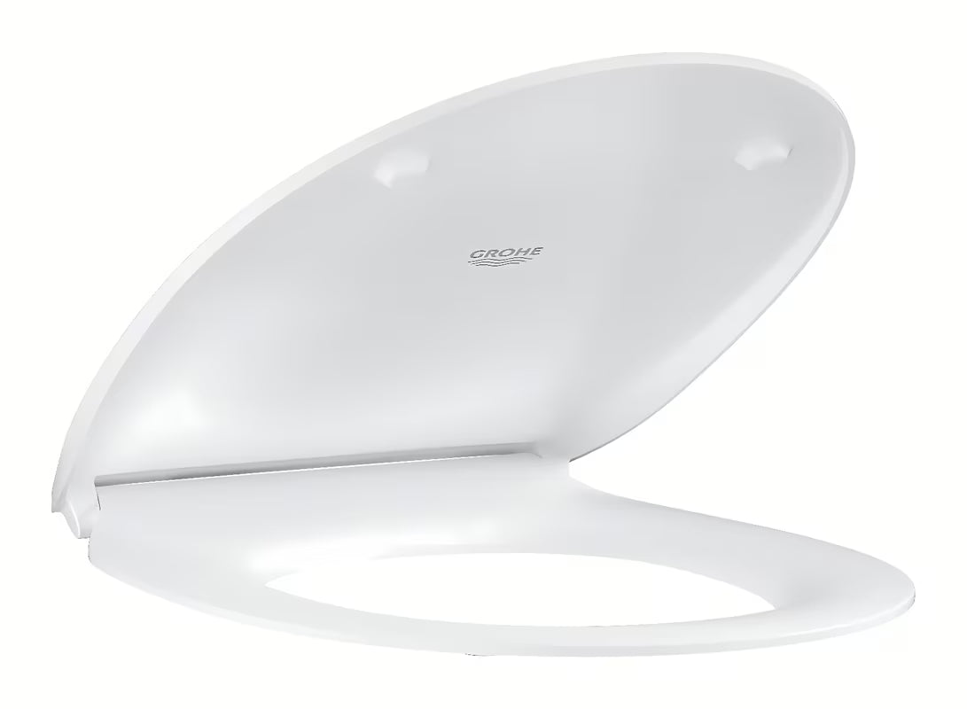 KLOZETO dangtis Grohe Bau Ceramic iš duroplasto, spalva – alpine-white, su softclose ir EasyLock