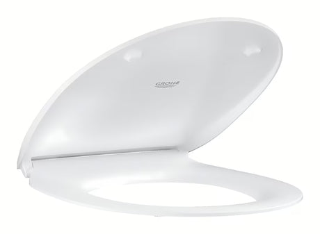 KLOZETO dangtis Grohe Bau Ceramic iš duroplasto, spalva – alpine-white, su softclose ir EasyLock