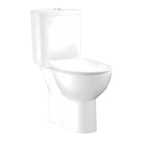 Balti PASTATOMAS klozetas Grohe Bau Ceramic su Rimless dubeniu ir slim sėdyne softclose