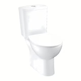 Balti PASTATOMAS klozetas Grohe Bau Ceramic su Rimless dubeniu ir slim sėdyne softclose