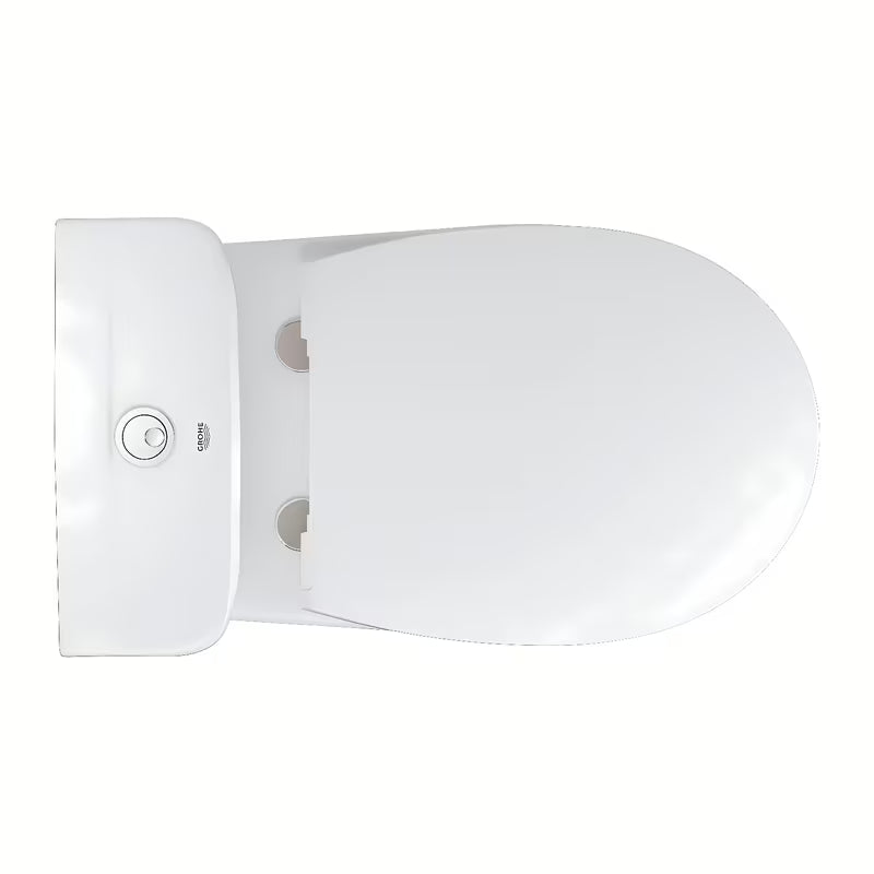 Balti PASTATOMAS klozetas Grohe Bau Ceramic su Rimless dubeniu ir slim sėdyne softclose