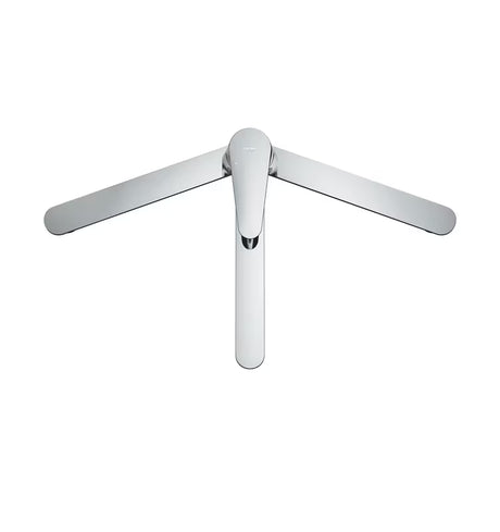 Chromuotas svirtinis virtuvinis maišytuvas Grohe baucurve su vidutinio aukščio pasukamu snapu