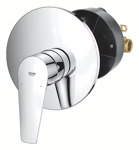Grohe bauedge potinkinė svirtinis dušo maišytuvas chromo spalvos su potinkiniu korpusu