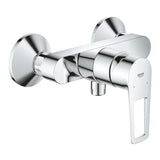 Grohe bauloop svirtinis sieninė dušo maišytuvas chromo spalvos be dušo komplekto