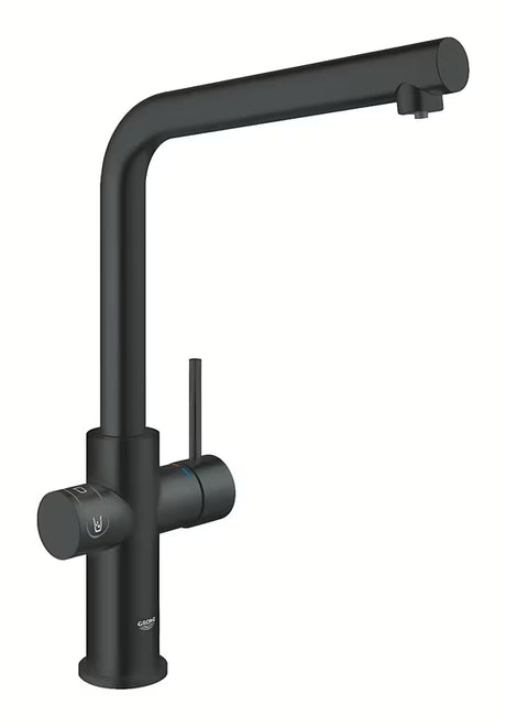 Grohe Blue Home Duo virtuvinis maišytuvas su vandens filtravimu ir aušinimu, velvet black apdaila