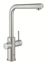 Grohe Blue Home virtuvinis maišytuvas supersteel su filtravimo funkcija ir pro gazuoto vandens aušintuvu