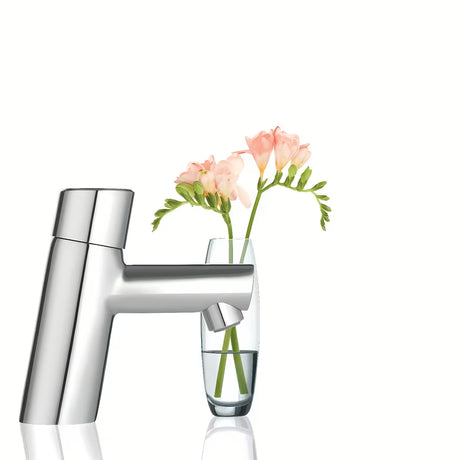 Chromuotas pastatomas praustuvo ventilis Grohe Concetto, XS dydžio, su trumpu snapu