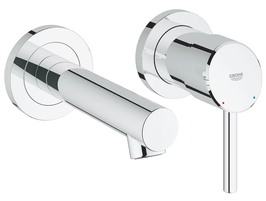 Potinkinė praustuvo maišytuvas Grohe Concetto New, chromo spalvos, pro montuojamas ant sienos