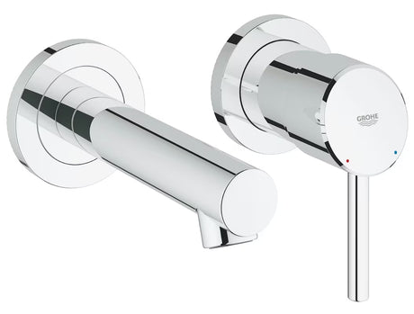 Potinkinė praustuvo maišytuvas Grohe Concetto New, chromo spalvos, pro montuojamas ant sienos