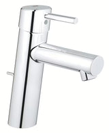 Chromuotas praustuvo maišytuvas Grohe Concetto New su svirtiniu valdymu ir nuotako komplektu