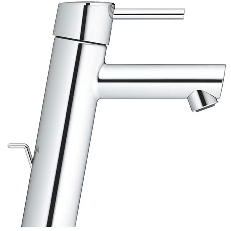 Chromuotas praustuvo maišytuvas Grohe Concetto New su svirtiniu valdymu ir nuotako komplektu