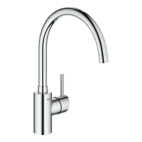 Chromuotas virtuvinis maišytuvas Grohe Concetto New su aukštu pasukamu snapu
