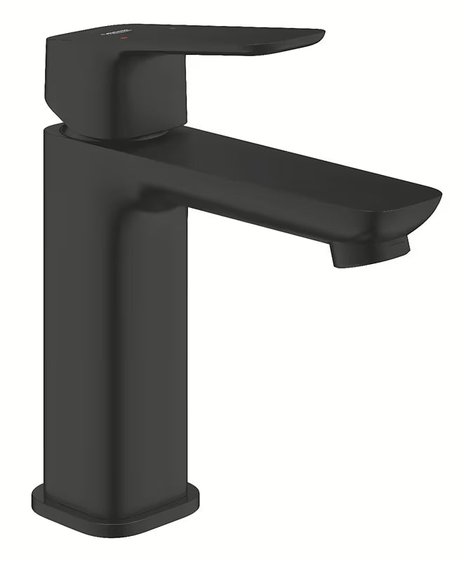 Grohe Cubeo praustuvo maišytuvas, juodos matinės apdailos, su svirtiniu valdymu