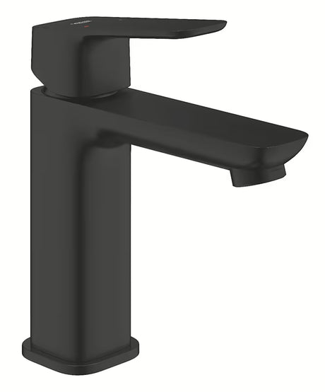 Grohe Cubeo praustuvo maišytuvas, juodos matinės apdailos, su svirtiniu valdymu