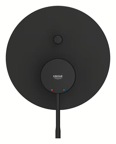Potinkinė dušo ir vonios maišytuvas Grohe Essence phantom black spalvos, su svirtiniu valdymu.