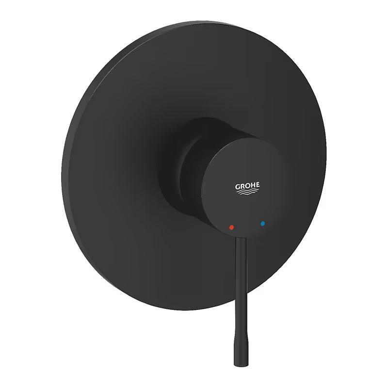 Potinkinė svirtinis dušo maišytuvas Grohe Essence, matinė juoda spalva phantom black.