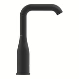 Praustuvo svirtinis maišytuvas Grohe Essence, L dydžio, phantom black apdailos, su pasukamu snapu.