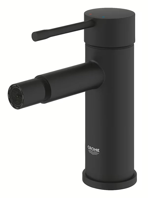 Bidė svirtinis maišytuvas Grohe Essence phantom black spalvos, su šarnyriniu aeratoriumi