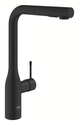 Grohe Essence virtuvinis maišytuvas su ištraukiamu dušeliu matinės phantom black apdailos