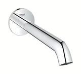 Chromuotas vonios snapas Grohe Essence New pro, montuojamas ant sienos, su aeratoriumi.