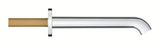 Chromuotas vonios snapas Grohe Essence New pro, montuojamas ant sienos, su aeratoriumi.