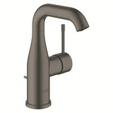 Praustuvo svirtinis maišytuvas Grohe Essence New su praustuvo dugno vožtuvas, brushed hard graphite spalvos.