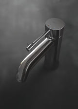Praustuvo svirtinis maišytuvas Grohe Essence New su aukštu snapu, apdaila – Hard Graphite