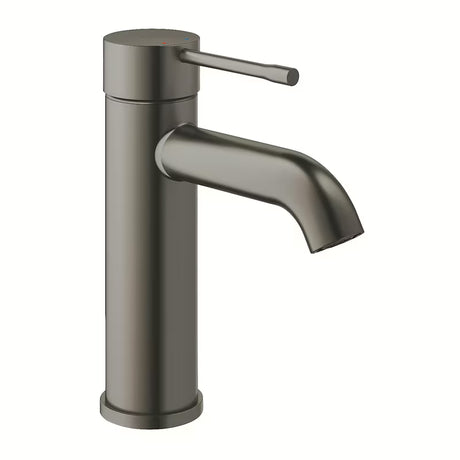 Praustuvo svirtinis maišytuvas Grohe Essence New, apdaila brushed hard graphite, su aukštu snapu be praustuvo dugno vožtuvas.