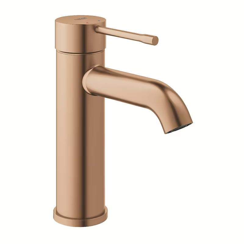 Praustuvo svirtinis maišytuvas Grohe Essence New su aukštu snapu, paviršius brushed warm sunset.