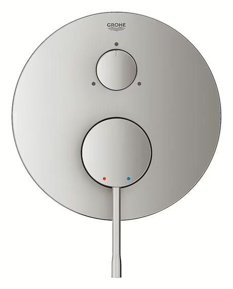 Potinkinė dušo maišytuvas Grohe, spalva supersteel, su svirtimi ir 3 krypčių perjungikliu.