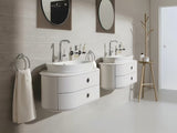 Grohe Essence New aukštas praustuvo maišytuvas chromo spalvos su pasukamu snapu su išleidimo vožtuvu