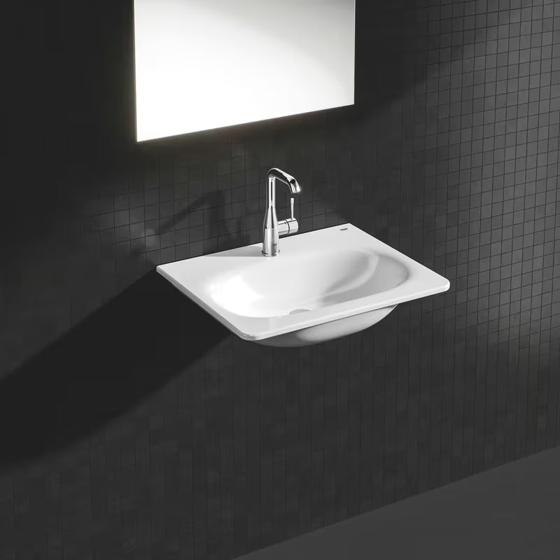 Grohe Essence New aukštas praustuvo maišytuvas chromo spalvos su pasukamu snapu su išleidimo vožtuvu