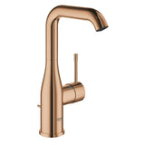 Aukšta svirtinis praustuvo maišytuvas Grohe Essence New, spalva warm sunset, su pasukamu snapu