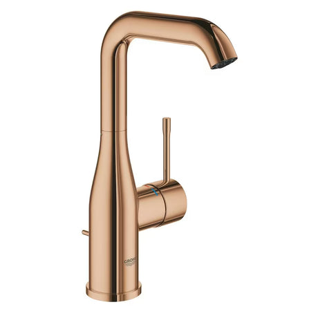 Aukšta svirtinis praustuvo maišytuvas Grohe Essence New, spalva warm sunset, su pasukamu snapu