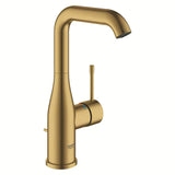 Grohe Essence New aukšta svirtinis praustuvo maišytuvas, paviršiaus apdaila Brushed Cool Sunrise, su pasukamu snapu