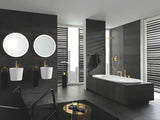 Grohe Essence New aukšta svirtinis praustuvo maišytuvas, paviršiaus apdaila Brushed Cool Sunrise, su pasukamu snapu