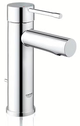 Chromuotas praustuvo maišytuvas Grohe Essence New su svirtiniu valdymu ir dugno vožtuvu.