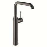 Aukštas praustuvo maišytuvas Grohe Essence New, spalva kieta grafit pro pastatomas ant stalviršio praustuvas