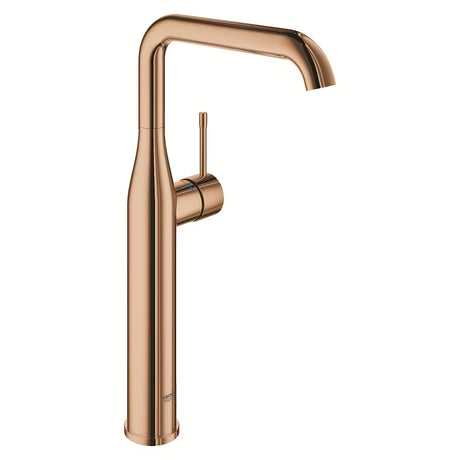 Aukštas praustuvo maišytuvas Grohe Essence New, spalva warm sunset, su pasukamu snapu