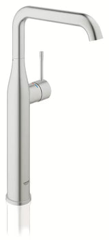 Grohe Essence New aukštas praustuvo maišytuvas, supersteel apdailos, su pasukamu snapu