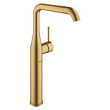 Grohe Essence New aukštas praustuvo maišytuvas brushed cool sunrise su pasukamu snapu