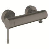 Sieninė svirtinis dušo maišytuvas Grohe Essence New brushed hard graphite spalvos.