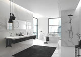 Sieninė svirtinis dušo maišytuvas Grohe Essence New, brushed hard graphite apdaila.